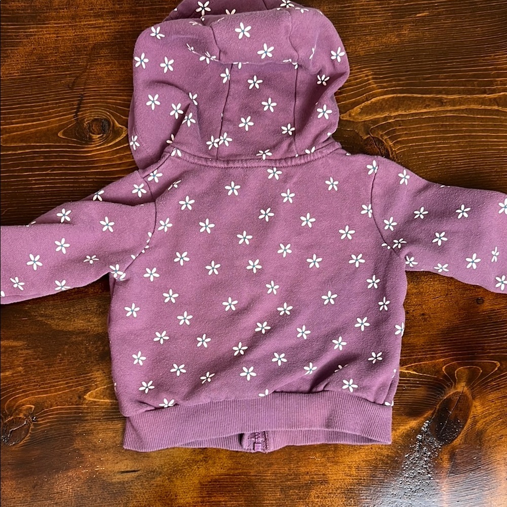 Pink Fleece Kids Pullover and Floral Hoodie | Baby Girl Jacket - Picture 7 of 7